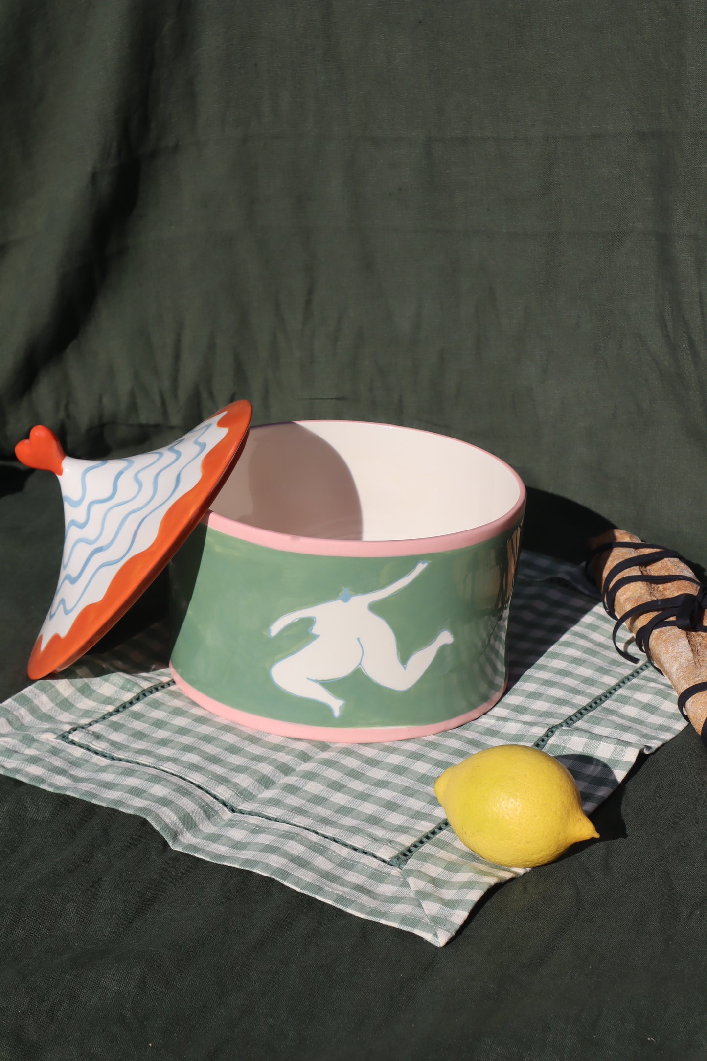 Dancing Queen Love Box Khaki and Terracota