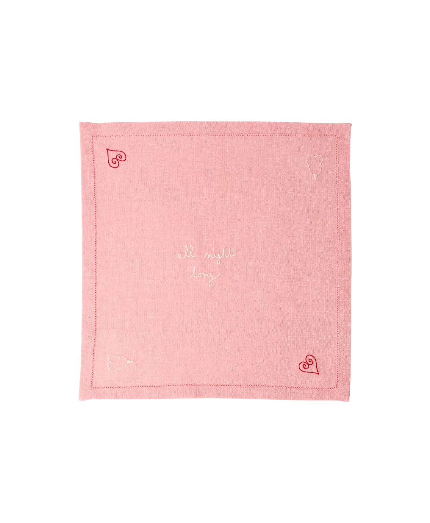 All Night Long - Set of 4 Linen Napkins