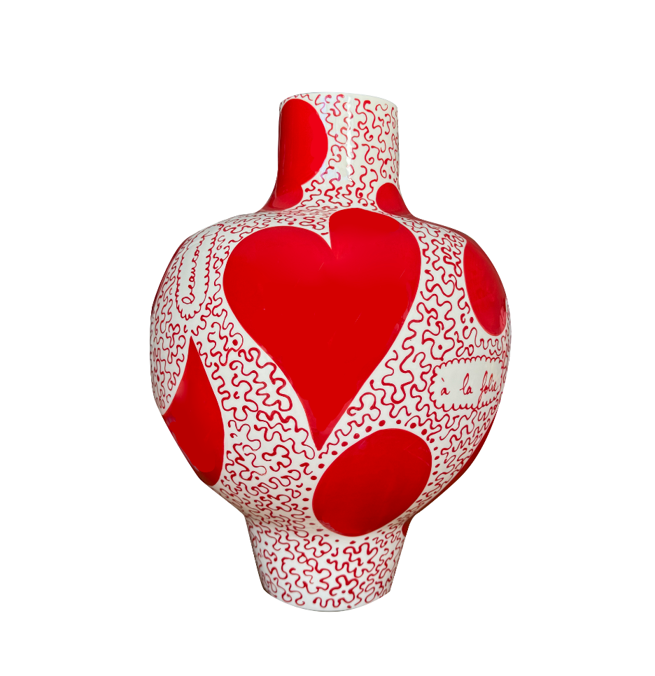 Coco Red Vase