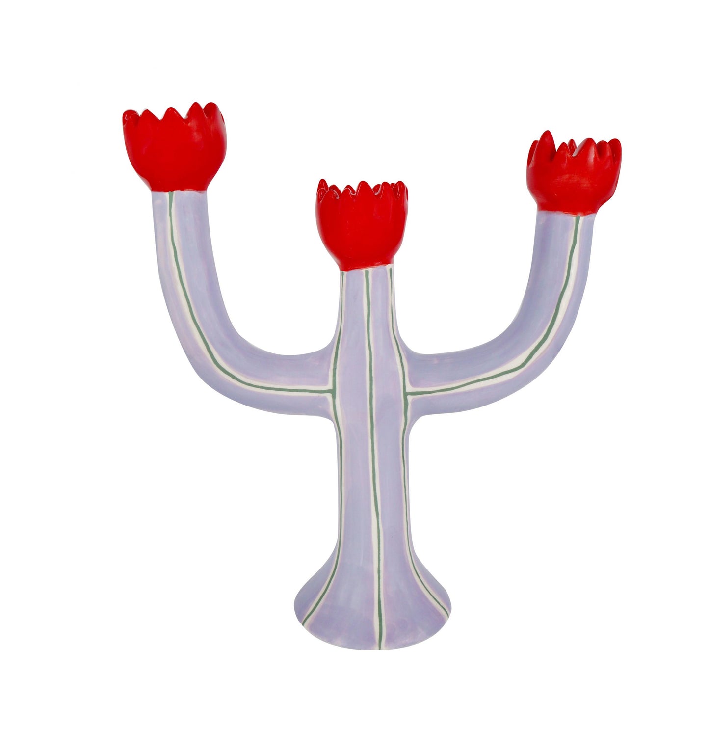 Lilac Tulip Candleholder