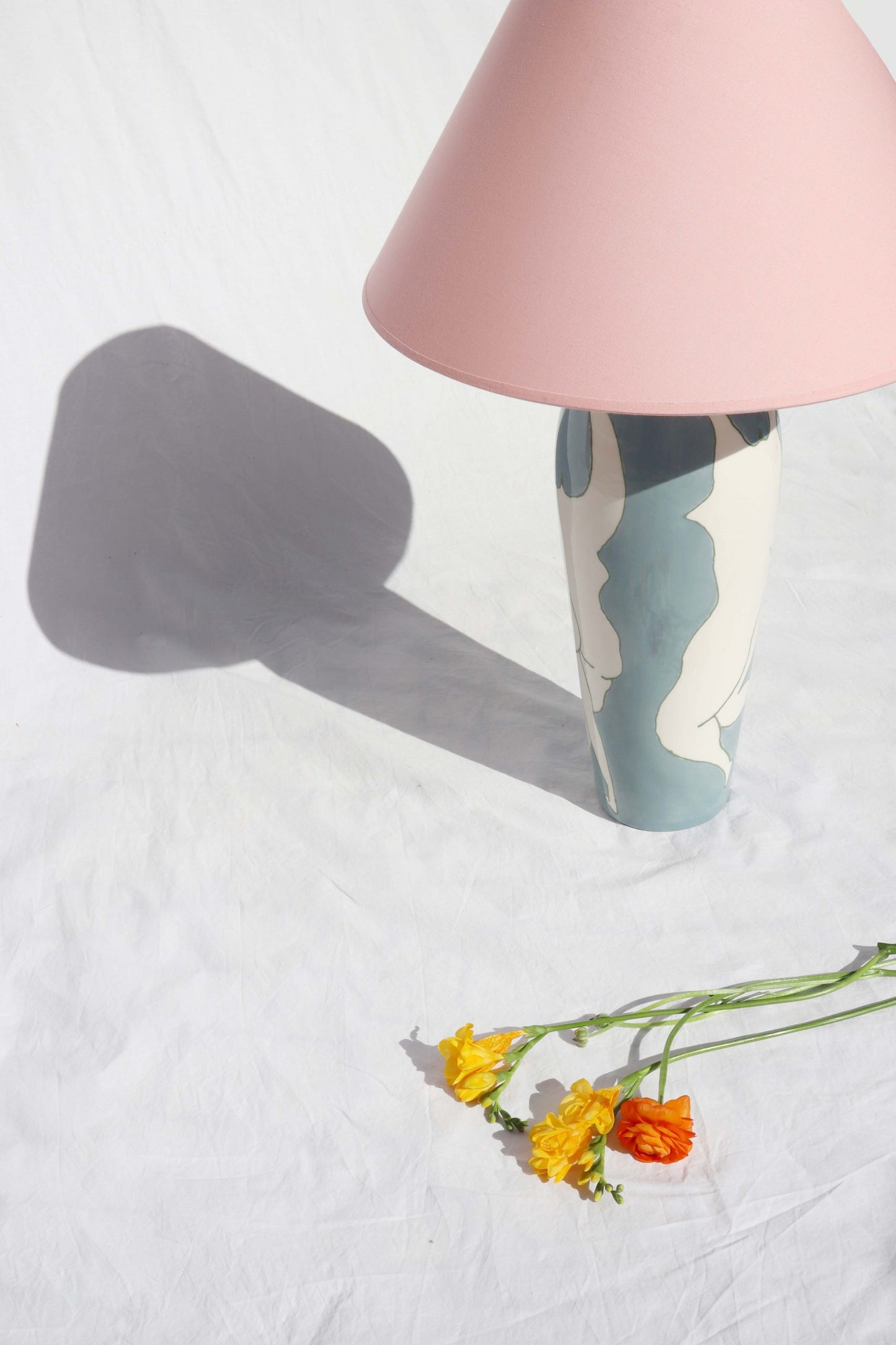 Blue Women Lamp