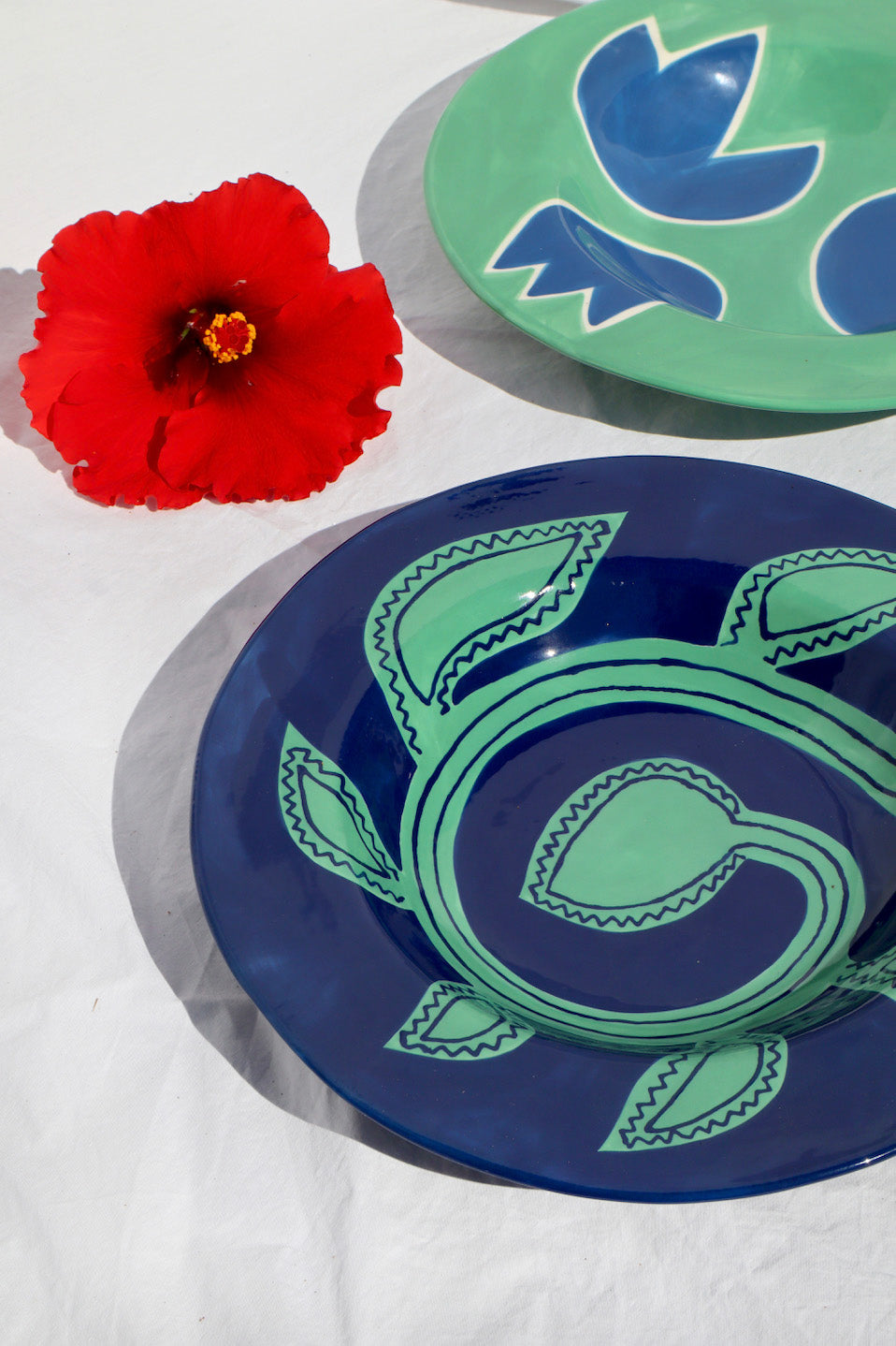 Patricia green and blue