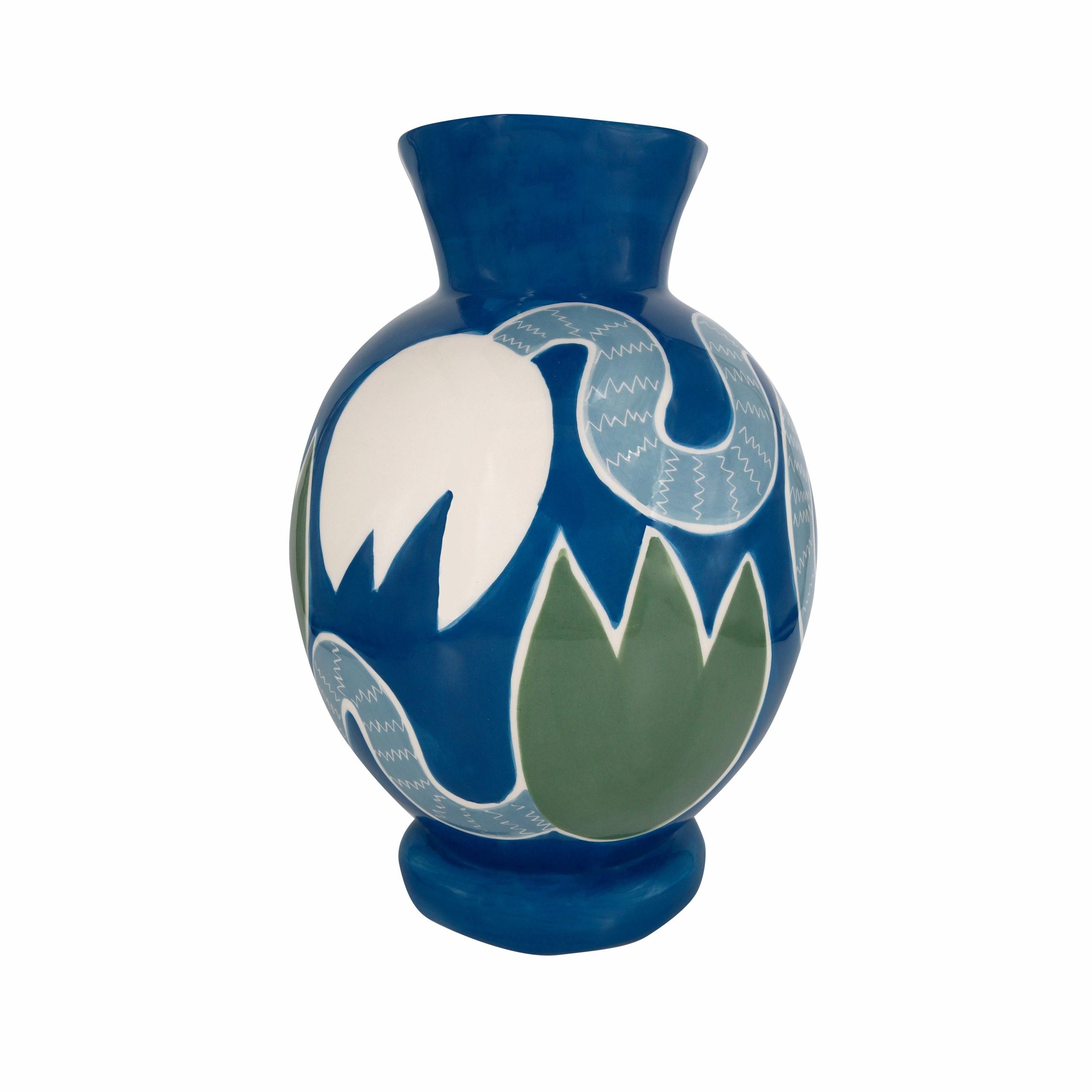Indigo Tulip Flower Vase – Laetitia Rouget