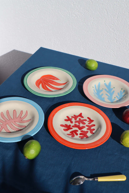 Under the Sea Set of 4 Dessert Plates