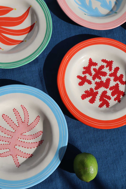 Under the Sea Set of 4 Dessert Plates