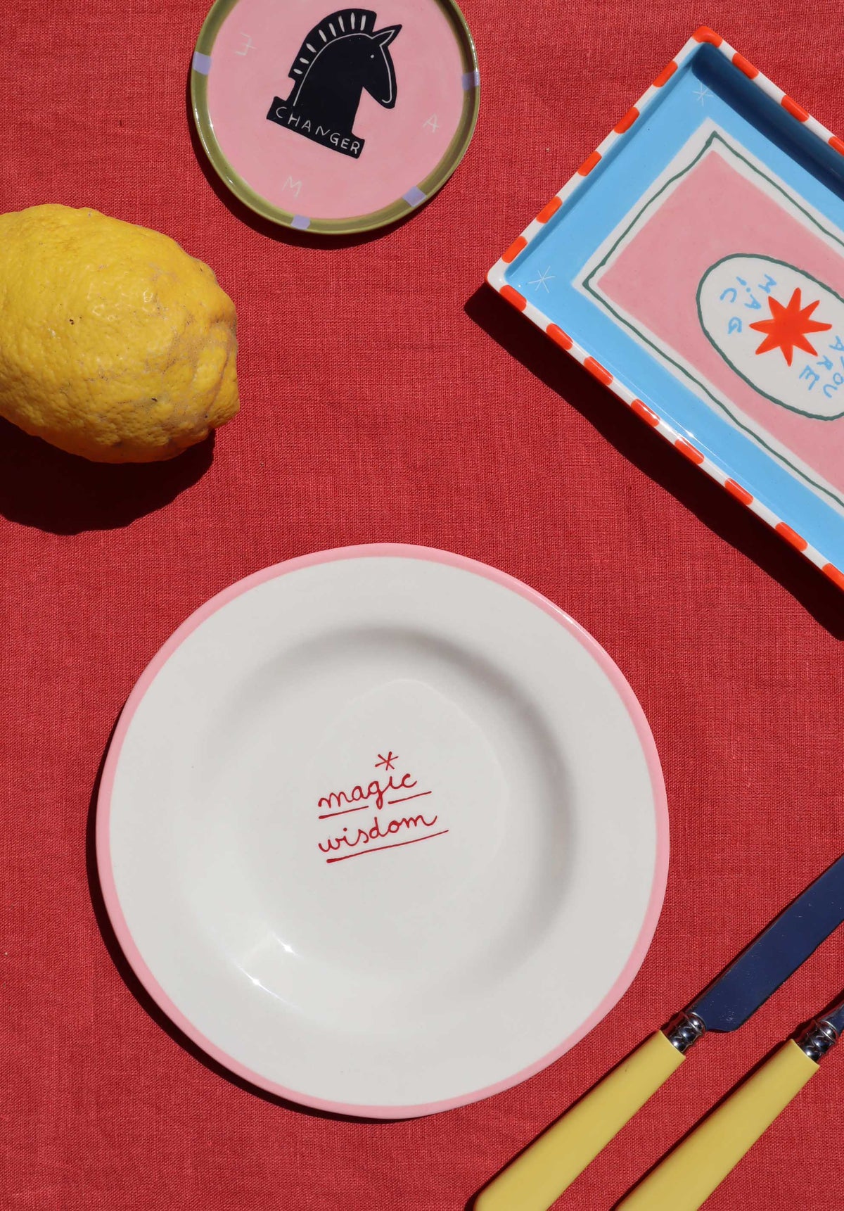 Magic Wisdom Dessert Plate