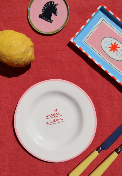 Magic Wisdom Dessert Plate