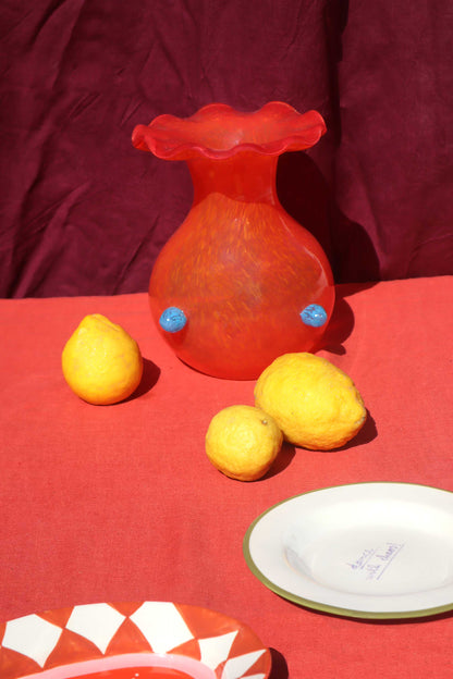 Andreia Orange Tulip Vase