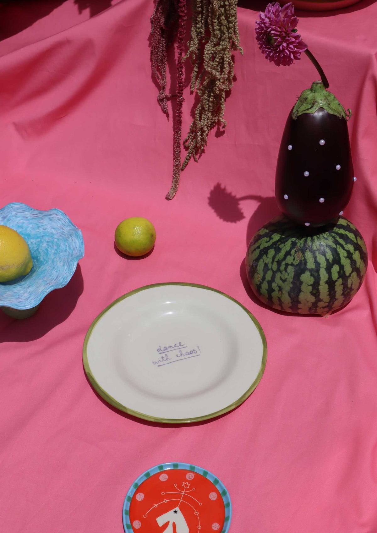 Dance with Chaos Dessert Plate