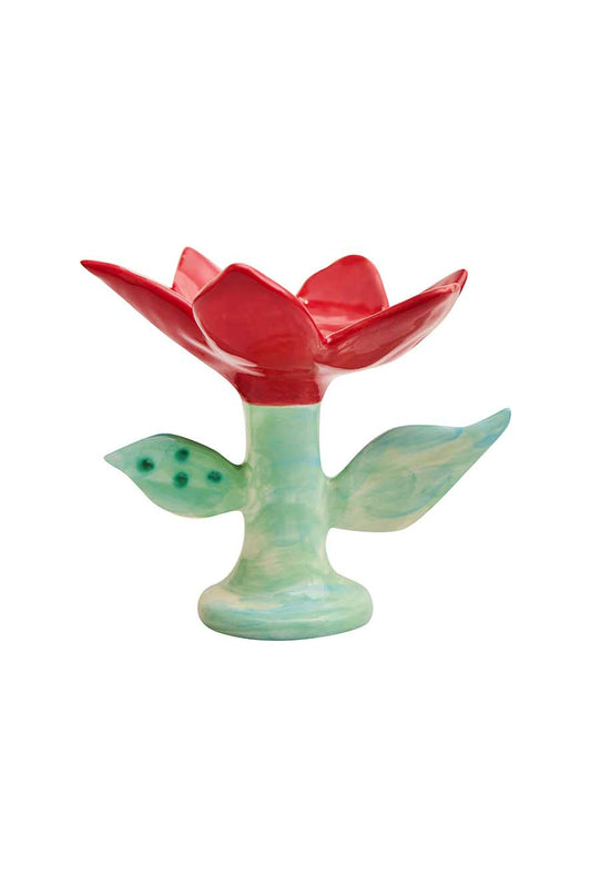 Irina Red Candleholder