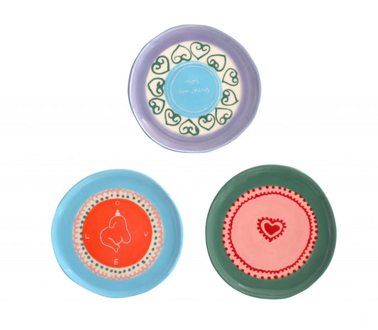 Nos Amours Set of 3 Jewellery Plates