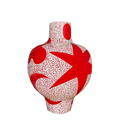 Coco Red Vase