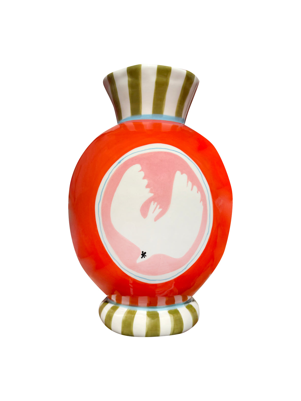 Birdies Flower Vase