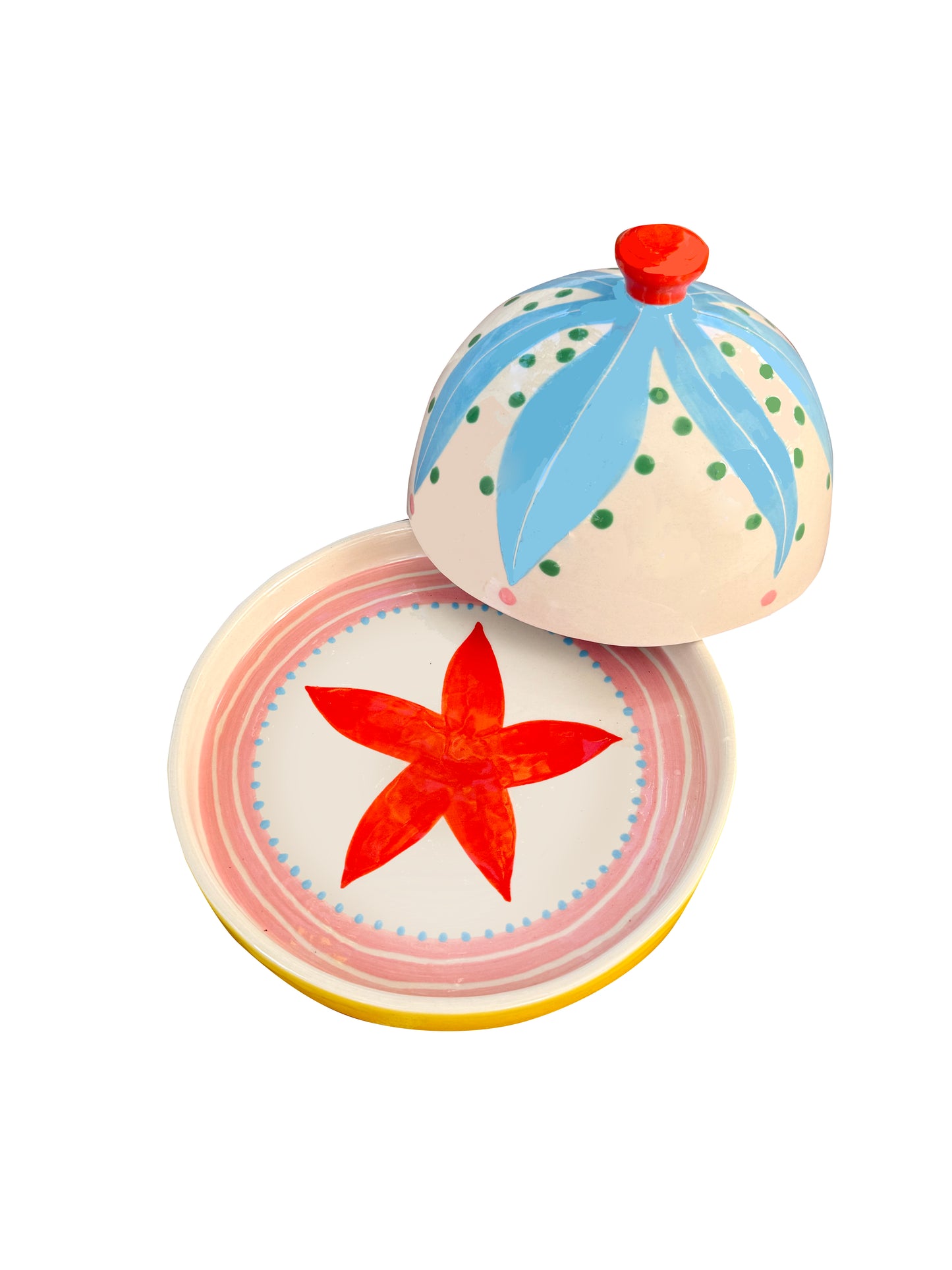 Starfish Butter Dish