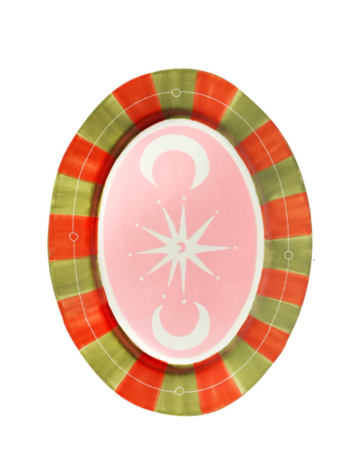 Cosmic Wander Large Oval Platter