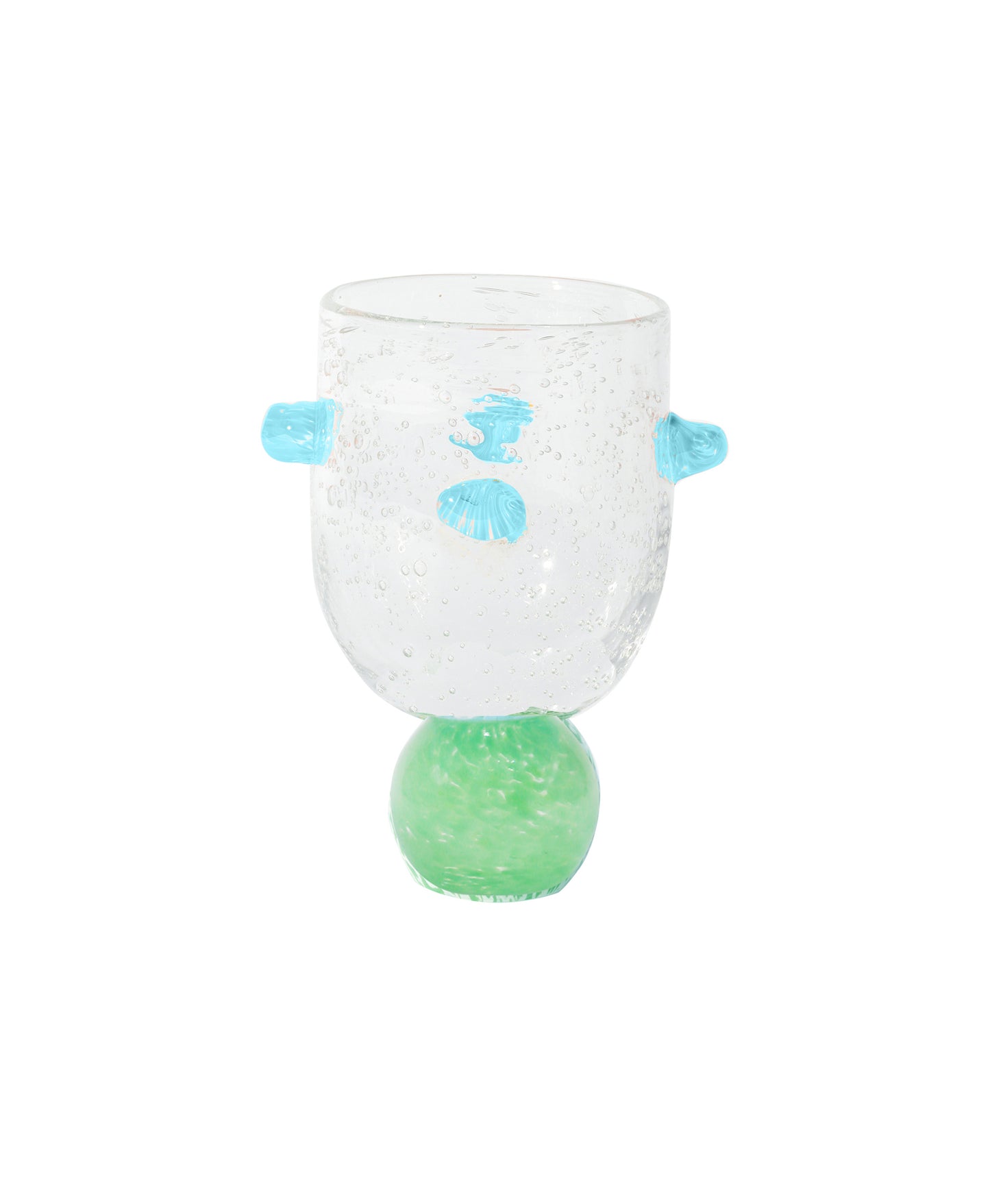 Ana Glass Tumbler Green and Turquoise