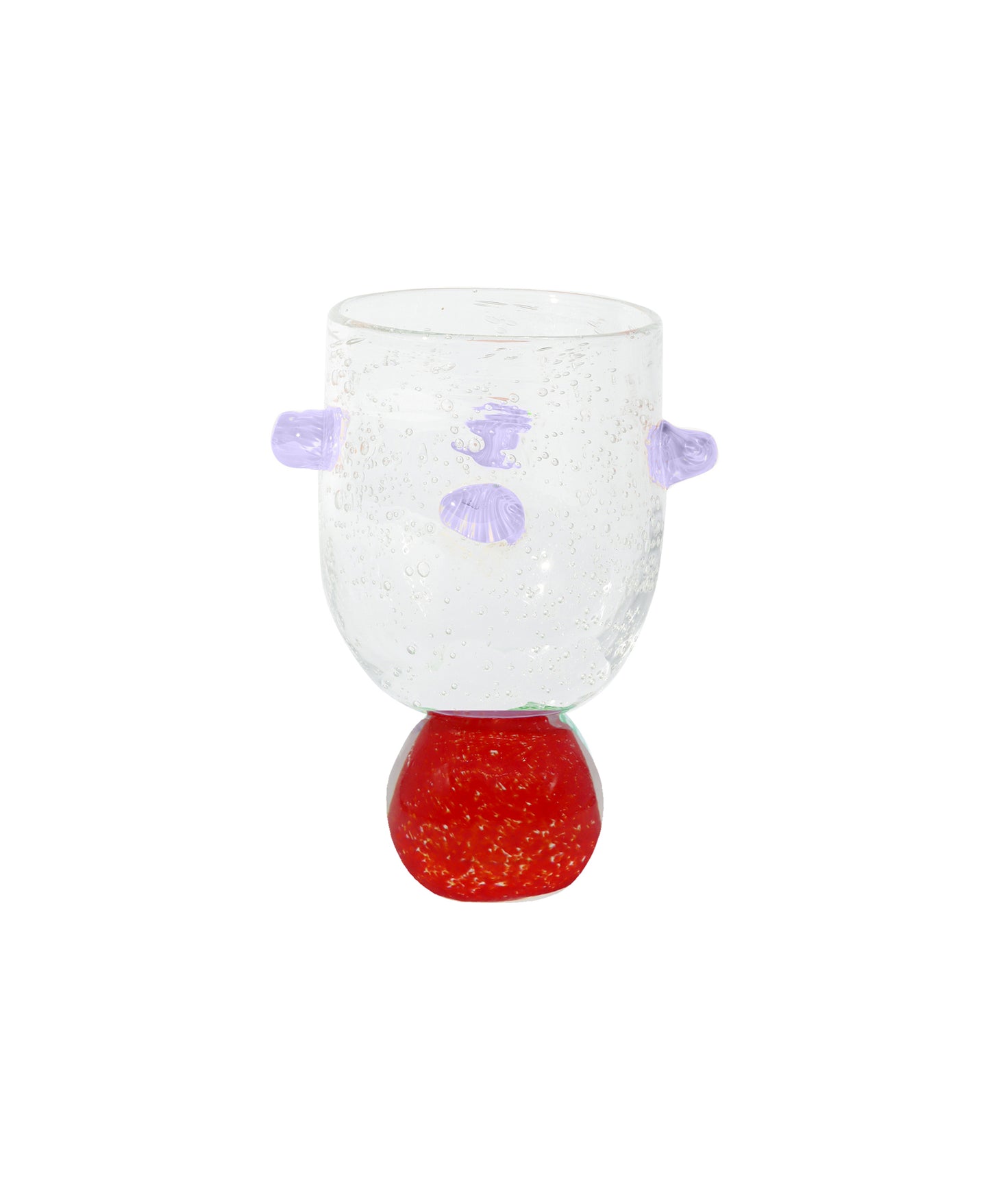 Ana Glass Tumbler Red and Lilac