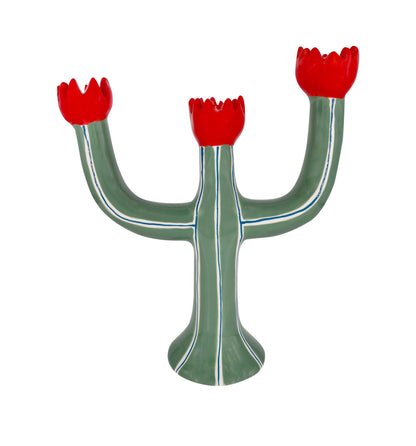 Khaki Tulip Candleholder
