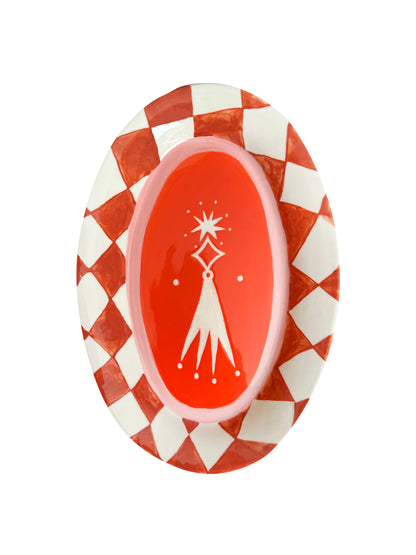 Shooting Star Medium Oval Platter