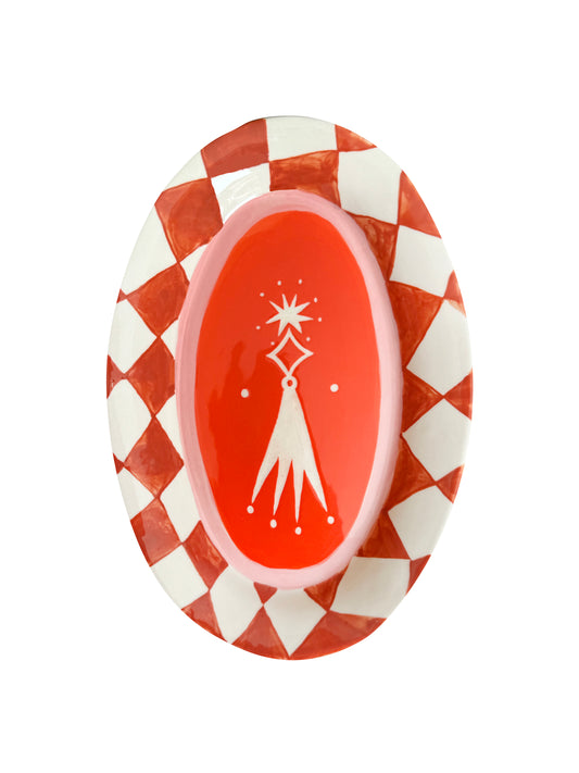 Shooting Star Medium Oval Platter