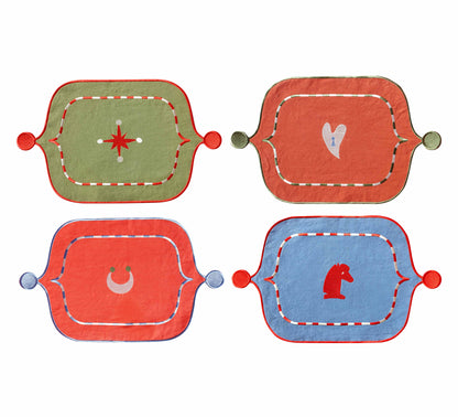 Love Nights Set of 4 Placemats