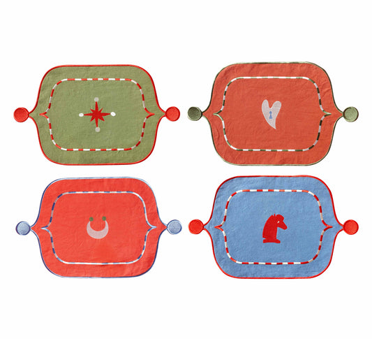 Love Nights Set of 4 Placemats