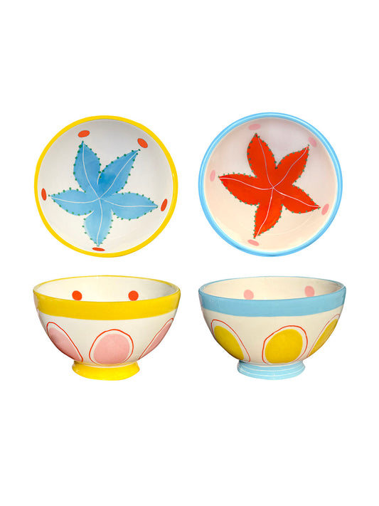 Set of 2 Bowls Starfish