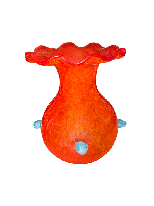Andreia Orange Tulip Vase