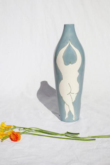 Blue Women Lamp